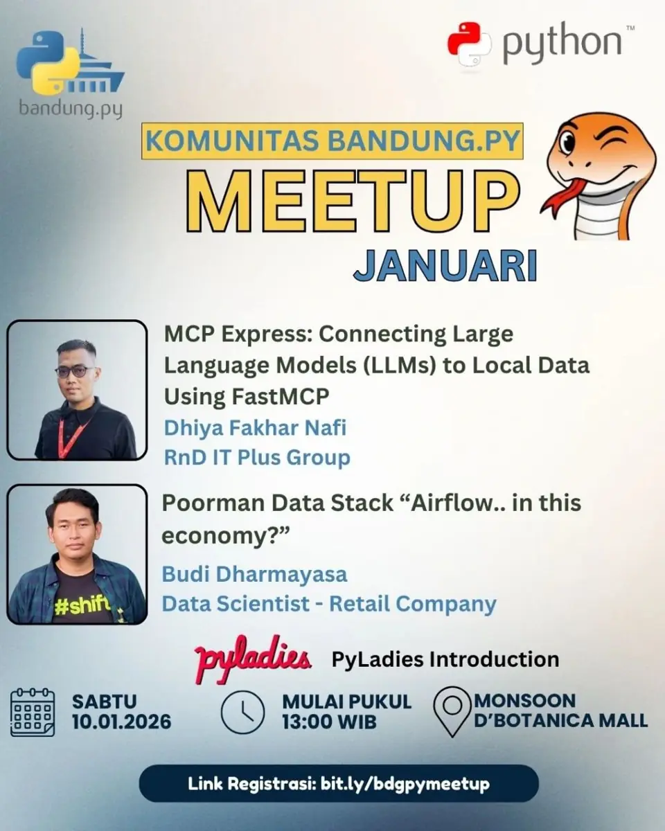 Poster Bandung.py Meetup