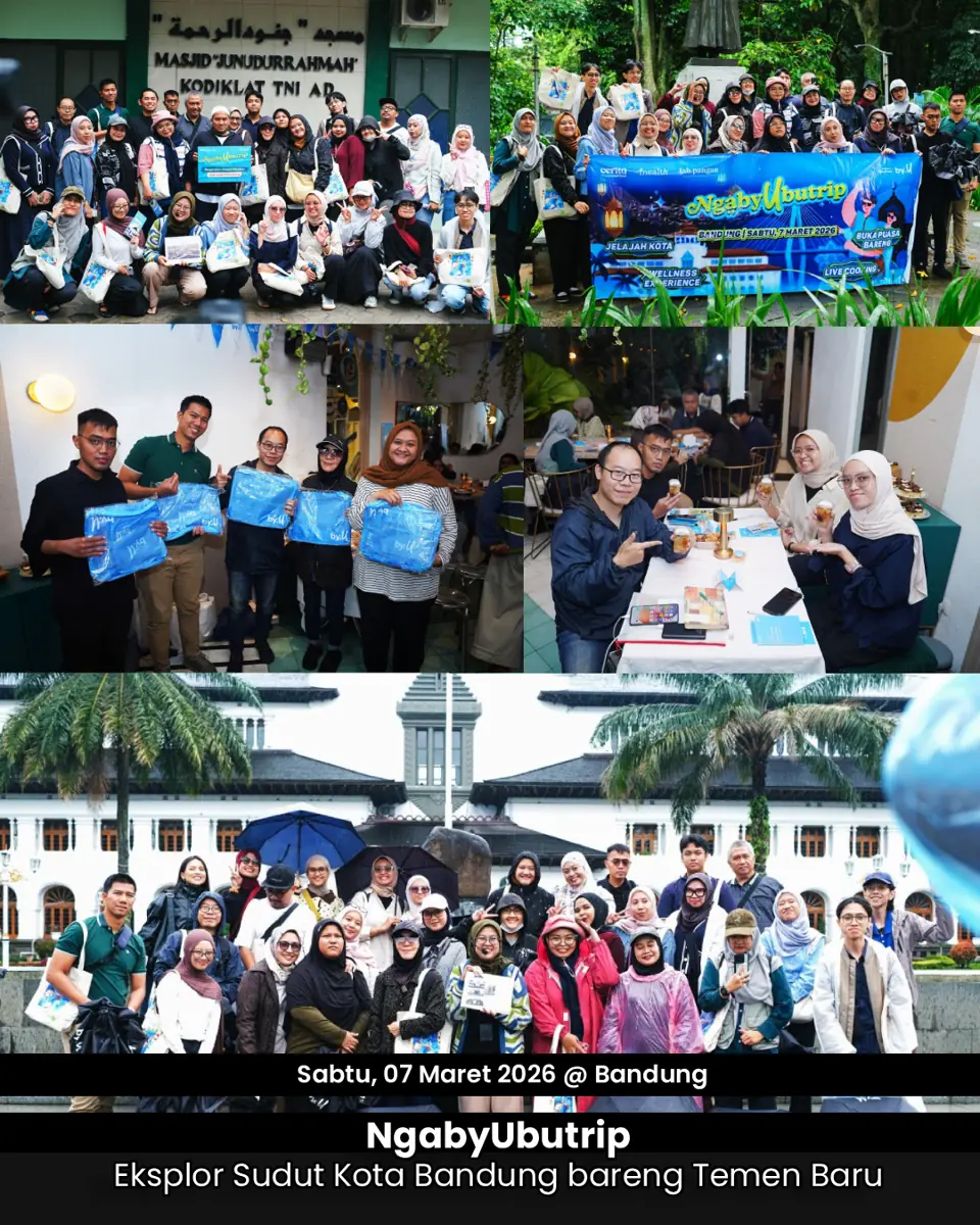 Peserta NgabyUbutrip di Bandung