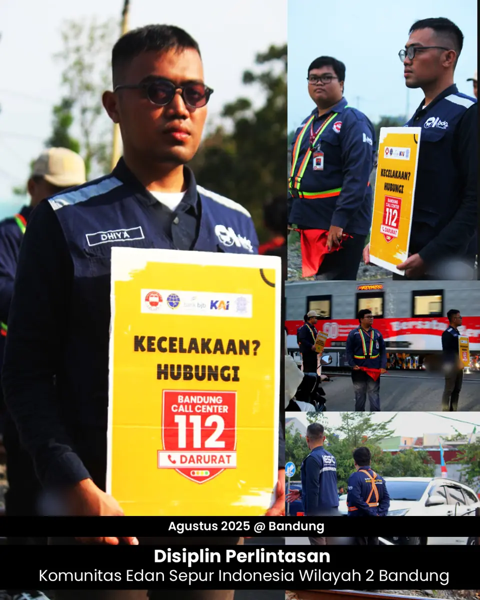 Kampanye perlintasan di Bandung
